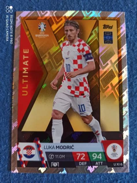 Em Topps Match Attax Euro Ultimate Purple Luka Modric Uxi Eur