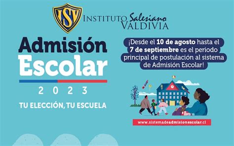 Inicia El Sistema De Admisión Escolar 2023