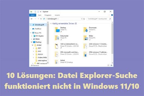 Behebung Windows Datei Explorer Ist Langsam Minitool