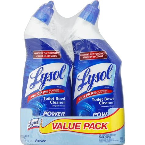 Lysol 24 Oz Power Toilet Bowl Cleaner 2 Pack 1920079174 The Home Depot