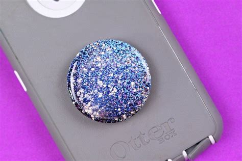 Galaxy Pop Socket With Mod Podge Misc Mad In Crafts