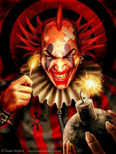 Anne Stokes Art Evil Clowns Clown Illustration Scary Clowns