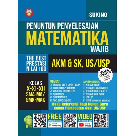 Jual Buku Penuntun Penyelesaian Matematika Wajib Kelas X Xi Xii Sma Ma