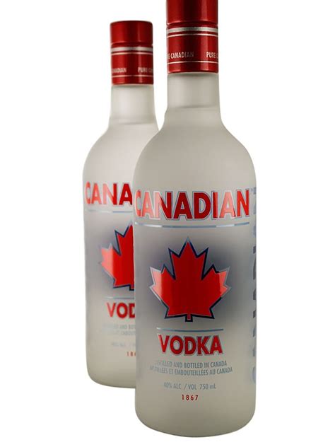 Canadian Vodka 40 Alc Bottle 750ml