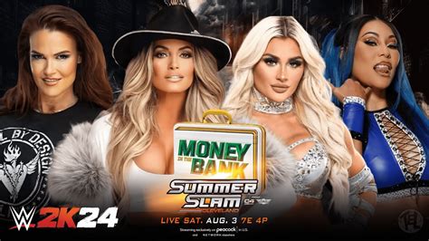 SummerSlam Lita Vs Trish Vs Michin Vs Tiffany Straton MITB Match