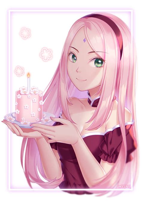 Haruno Sakura Birthday By Wiskiez On Deviantart