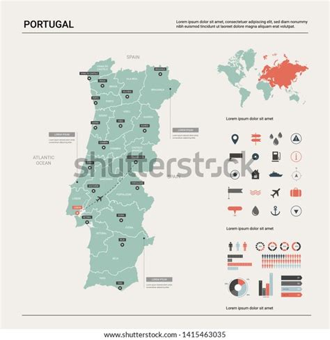 Arriba Foto Mapa De Portugal Con Ciudades Actualizar