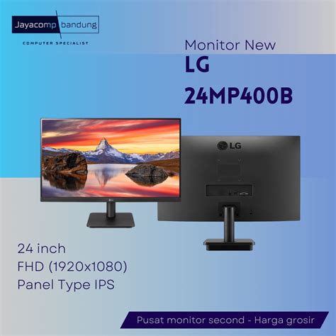 Jual Monitor Led Inch Lg Mp B Ips New Shopee Indonesia