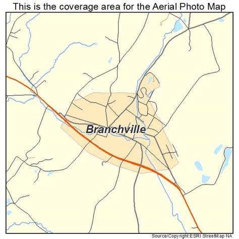 Aerial Photography Map of Branchville, NJ New Jersey