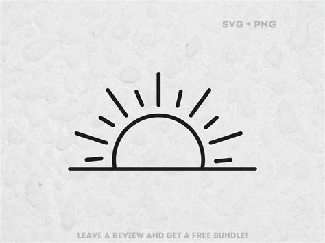 Sunset Svg Cut File Svg Files For Cricut Sunset Png Sunset Clipart