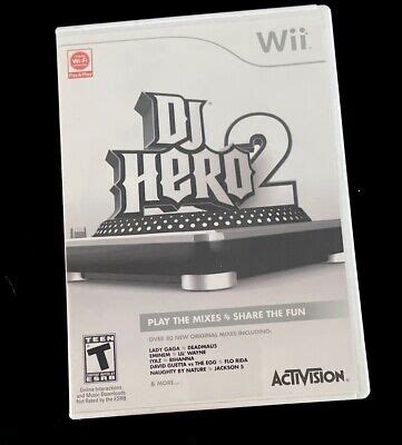 Nintendo Wii Dj Hero Game Only Complete Cib Tested Activision Ebay