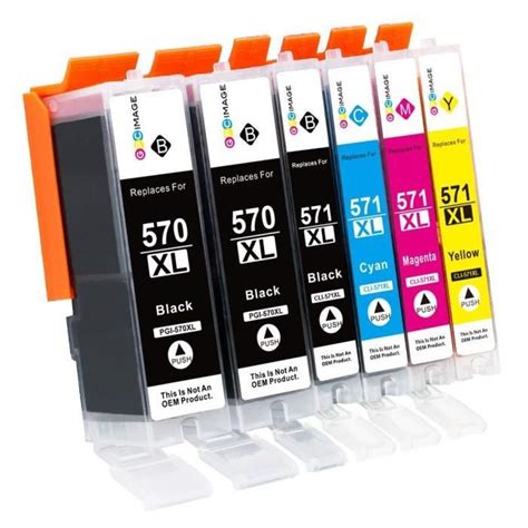 GPC Image PGI 570XL CLI 571XL Cartouches D Encre Compatible Pour Canon