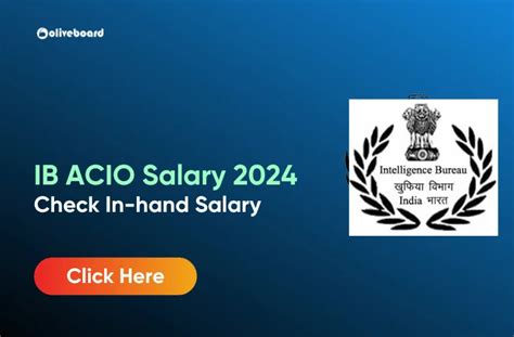 IB ACIO Salary 202 4Check Job Profile And Promotions