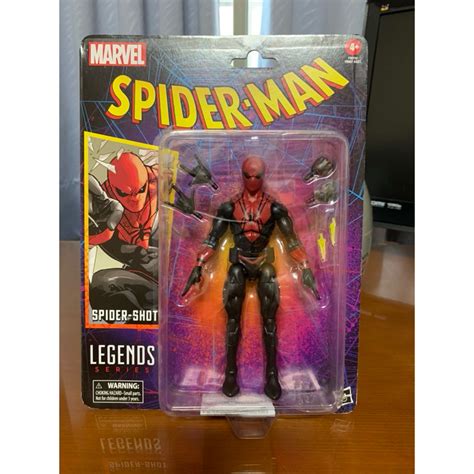 孩之寶hasbro Marvel Legends Spider Shot 蝦皮購物