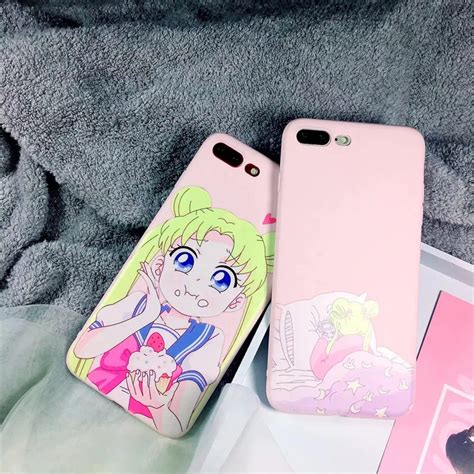 Cartoon Sailor Moon Phone Cases Cover For IPhone 7 8 6 6s X Case For