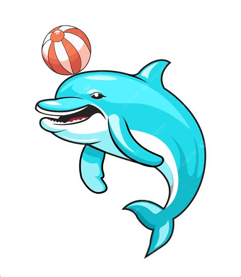 Dolphin Illustration Vector Dolphin Cute Dolphin Cartoon Dolphin PNG