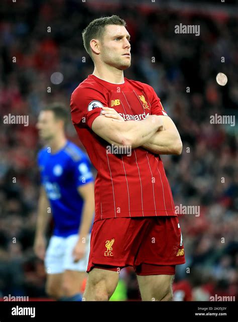 Liverpools James Milner Celebrates Scoring A Penalty During The