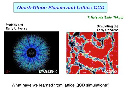 Ppt Quark Gluon Plasma And Lattice Qcd Powerpoint Presentation Free