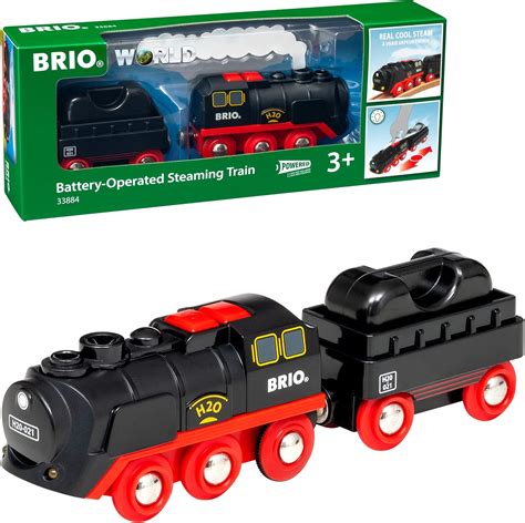 Brio World 33884 Battery Operated Steaming Train Toy