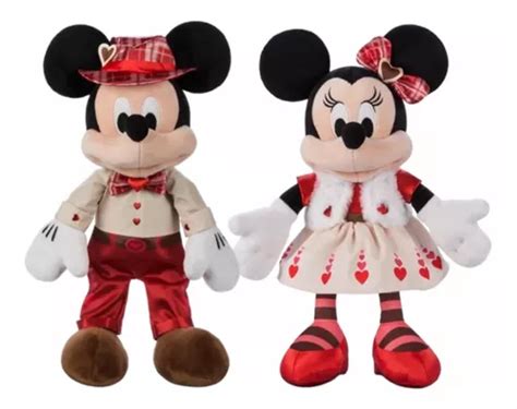 Peluches Mickey Y Minnie Mouse San Valent N Original