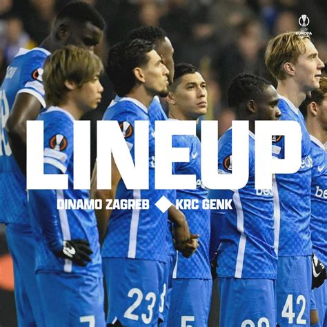 KRC Genk on Twitter Onze 𝗲𝗹𝗳 starters krcgenk mijnploeg dingnk