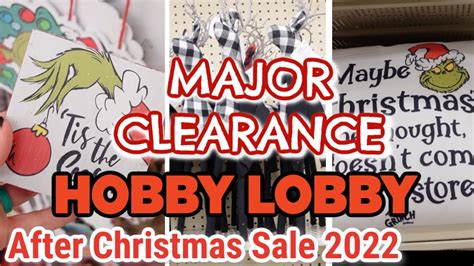 Major Clearance At Hobby Lobby After Christmas After Christmas Sales