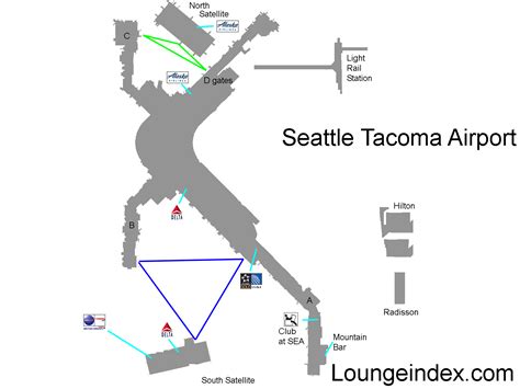 Seattle Airport Terminal Map Delta - Image to u