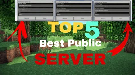 Top 5 Smp Server For Minecraft Bedrock 1 20 Top 5 Public Smp In