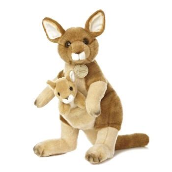 Realistic Stuffed Kangaroo with Joey by Aurora at Stuffed Safari ...