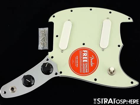 Fender Player Mustang Series Loaded Pickguard Guitar Single Reverb