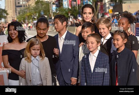 L R Loung Ung Vivienne Jolie Pitt Maddox Jolie Pitt Pax Jolie