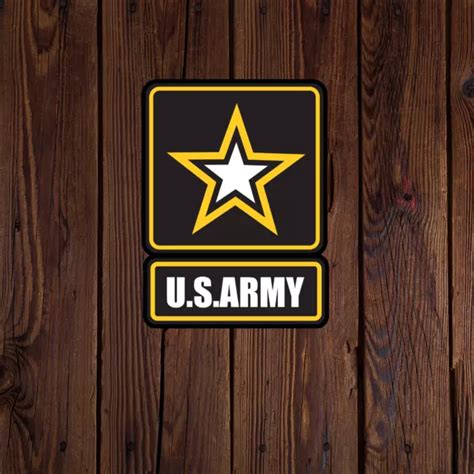 Army Sticker Us Army Star Novelty Laptop Car Sticker Phone Decal Water
