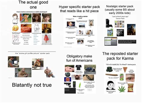 The Average Starterpack Starterpack Rstarterpacks