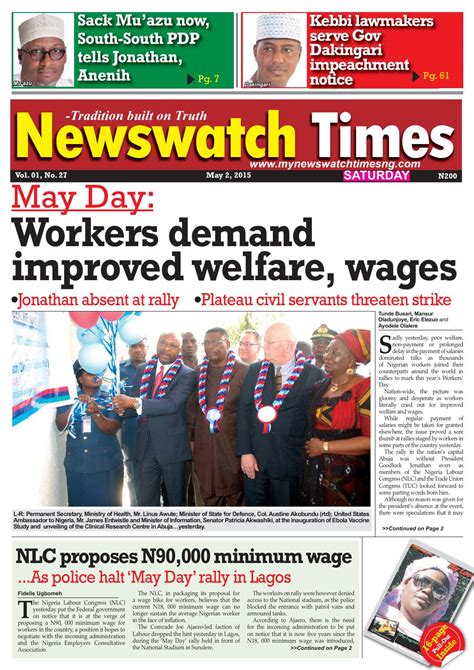 Sat 2 5 2015 Online Version By Daily Newswatch Issuu