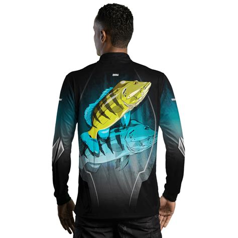 Camisa De Pesca BRK Tucuna Azul 2 0 UV50