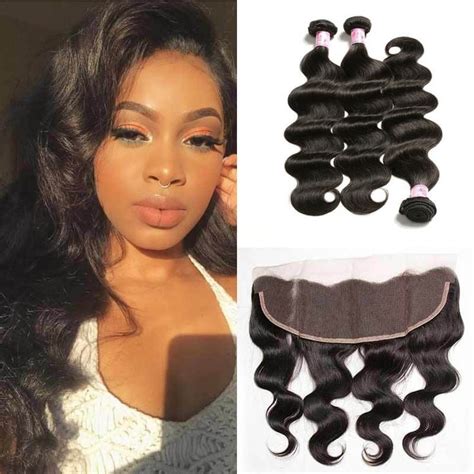 Beautyforever Brazilian 13 X4 Lace Frontal Closure With 3Bundles