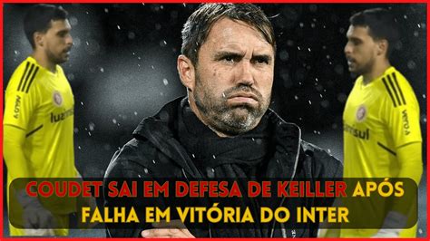 Coudet sai em defesa de Keiller após falha em vitória do Inter YouTube