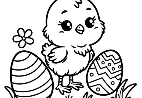 Pulcini Di Pasqua Disegni Da Colorare E Pagine Da Colorare Gratuite