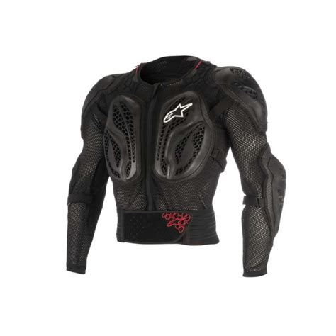 Colete Integral Alpinestars Bionic Action Preto Vermelho