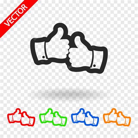 Thumb Up Icons Stock Vector By Best3d 57192373