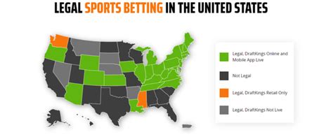 DraftKings Legal States As Of January, 2025- Where Is It Available