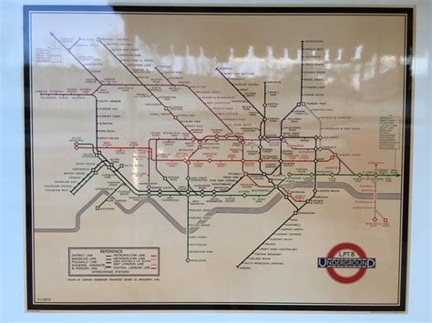 Seen The Harry Beck Tube Map In Finchley Central Londonist