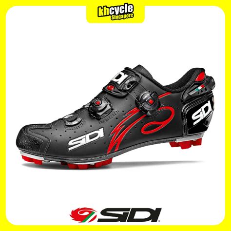 Sidi Mtb Drako Matt Carbon Srs Cycling Shoes Shopee Singapore