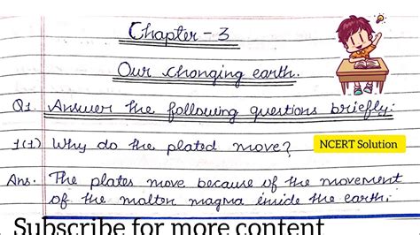 Ncert Class Th Geography Chapter Our Changing Earth Questions