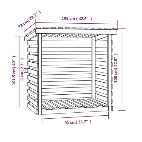 Abri De Jardin Chalet Support Pour Bois De Chauffage Gris