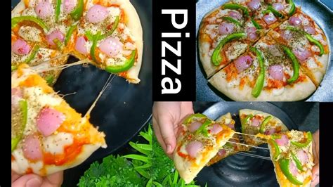 Pizza Recipe Without Oven बिना ओवन के घर में पिज़्ज़ा बनाने की सबसे आसान तरीका How To Make