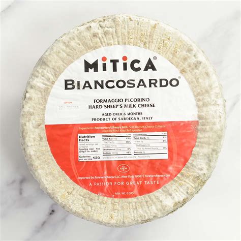 mitica bianco sardo cheese  lb igourmet