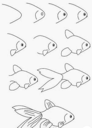 Paso A Paso Dibujar Peces Facil How To Draw A Fish Step By Step