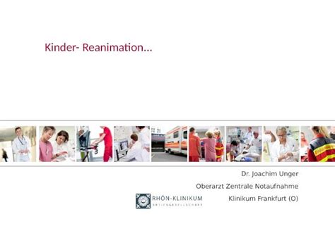 PPT Kinder Reanimation Dr Joachim Unger Oberarzt Zentrale