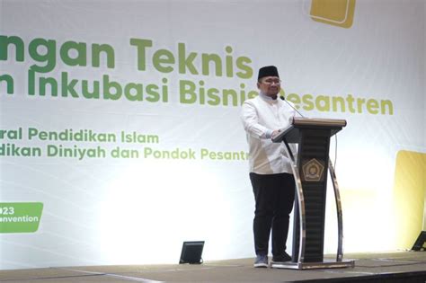 Menag Program Kemandirian Pesantren Jadi Agenda Prioritas Kementerian